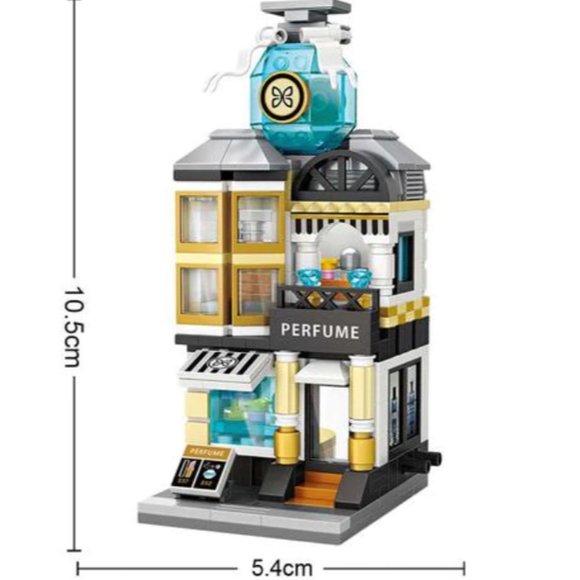 LOZ MINI Blocks - Kids Building Toys Bricks - Street View - Perfumery - Picture 3 of 4